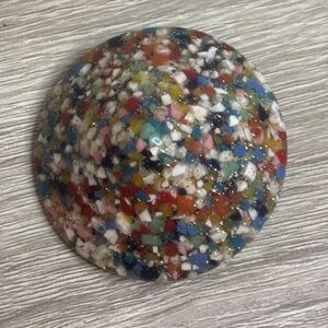 Missoni Vintage GUC 1980’s lucite multicolor confetti brooch